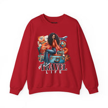 Load image into Gallery viewer, #Travel Life Crewneck Sweatshirt