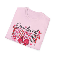Load image into Gallery viewer, One Loved Teacher Valentine's Day T-Shirt