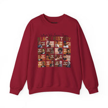 Load image into Gallery viewer, What We Learn From Black History Crewneck Sweatshirt