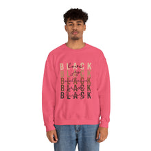 Load image into Gallery viewer, Black Love, Joy, Excellence, Pride and History Crewneck Sweatshirt