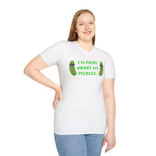 Load image into Gallery viewer, Fun Unisex Softstyle T-Shirt - 'I'm Picky About My Pickles'