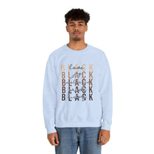Load image into Gallery viewer, Black Love, Joy, Excellence, Pride and History Crewneck Sweatshirt