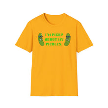 Load image into Gallery viewer, Fun Unisex Softstyle T-Shirt - 'I'm Picky About My Pickles'