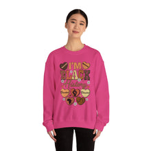 Load image into Gallery viewer, I'm Black History Crewneck Sweatshirt