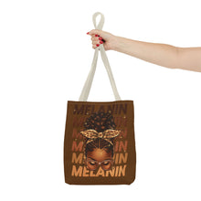 Load image into Gallery viewer, Melanin Tote Bag- Brown- 3 Sizes