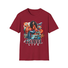 Load image into Gallery viewer, Travel Life T-Shirt - Unisex Softstyle