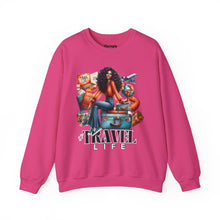 Load image into Gallery viewer, #Travel Life Crewneck Sweatshirt