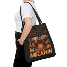 Load image into Gallery viewer, Melanin Tote Bag- Black- 3 sizes