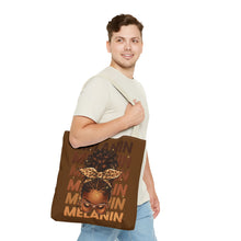 Load image into Gallery viewer, Melanin Tote Bag- Brown- 3 Sizes