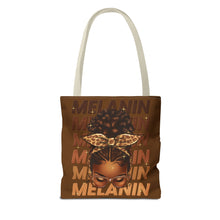 Load image into Gallery viewer, Melanin Tote Bag- Brown- 3 Sizes