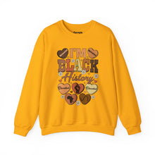 Load image into Gallery viewer, I'm Black History Crewneck Sweatshirt