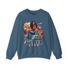 Load image into Gallery viewer, #Travel Life Crewneck Sweatshirt
