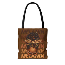 Load image into Gallery viewer, Melanin Tote Bag- Brown- 3 Sizes