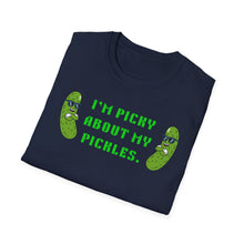 Load image into Gallery viewer, Fun Unisex Softstyle T-Shirt - 'I'm Picky About My Pickles'