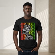 Load image into Gallery viewer, Juneteenth Affirmation Tee — Male Silhouette Juneteenth T-Shirt