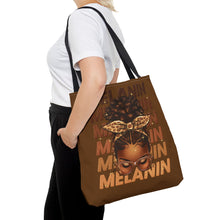 Load image into Gallery viewer, Melanin Tote Bag- Brown- 3 Sizes