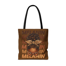 Load image into Gallery viewer, Melanin Tote Bag- Brown- 3 Sizes