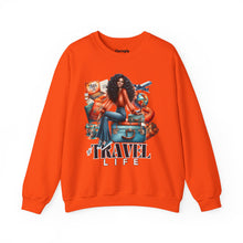 Load image into Gallery viewer, #Travel Life Crewneck Sweatshirt