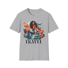 Load image into Gallery viewer, Travel Life T-Shirt - Unisex Softstyle