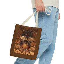 Load image into Gallery viewer, Melanin Tote Bag- Brown- 3 Sizes