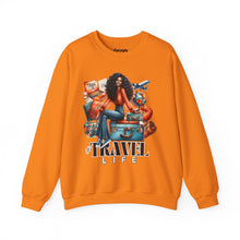 Load image into Gallery viewer, #Travel Life Crewneck Sweatshirt