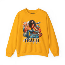Load image into Gallery viewer, #Travel Life Crewneck Sweatshirt
