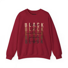 Load image into Gallery viewer, Black Love, Joy, Excellence, Pride and History Crewneck Sweatshirt
