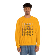 Load image into Gallery viewer, Black Love, Joy, Excellence, Pride and History Crewneck Sweatshirt