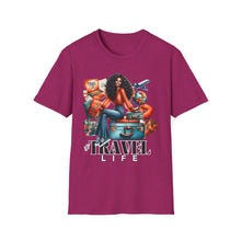 Load image into Gallery viewer, Travel Life T-Shirt - Unisex Softstyle