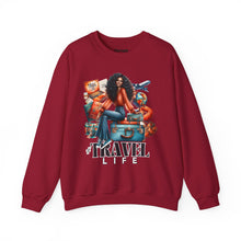 Load image into Gallery viewer, #Travel Life Crewneck Sweatshirt