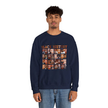 Load image into Gallery viewer, What We Learn From Black History Crewneck Sweatshirt
