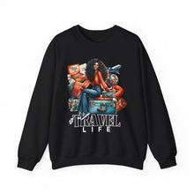 Load image into Gallery viewer, #Travel Life Crewneck Sweatshirt
