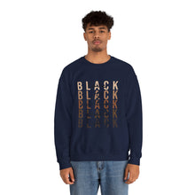 Load image into Gallery viewer, Black Love, Joy, Excellence, Pride and History Crewneck Sweatshirt