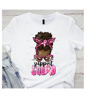 Load image into Gallery viewer, Support Squad Woman Bun- Short Sleeved T-Shirt