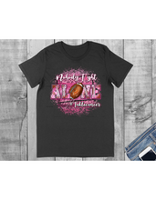 Load image into Gallery viewer, Nobody Fights Alone Breast Cancer- Short Sleeved T-Shirt