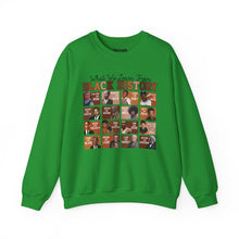Load image into Gallery viewer, What We Learn From Black History Crewneck Sweatshirt