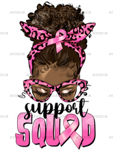 Load image into Gallery viewer, Support Squad Woman Bun- Short Sleeved T-Shirt