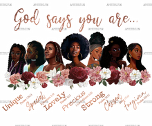 Load image into Gallery viewer, God Says You Are- Multiple Women Short Sleeved T-Shirt