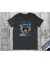 Load image into Gallery viewer, Minding My Own Small Business, Woman with Messy Bun, Short Sleeved T-Shirt