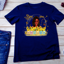 Load image into Gallery viewer, You Are with Sunflowers, Short Sleeved T-Shirt