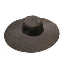 Load image into Gallery viewer, Solid Straw Sun Hat, XL Brim