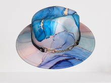 Load image into Gallery viewer, Marble Multi-Color Fedora Hat