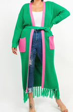 Load image into Gallery viewer, Ankle Length Sweater Cardigan