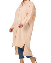 Load image into Gallery viewer, Striped Hi-Low Shirt Dress