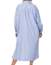 Load image into Gallery viewer, Striped Hi-Low Shirt Dress