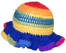 Load image into Gallery viewer, Crochet Ruffled Knit Hat
