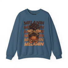 Load image into Gallery viewer, Melanin Woman with Bun Crewneck Sweatshirt
