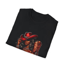 Load image into Gallery viewer, Southern &amp; Melanin Made- Red, T-Shirt for Unisex
