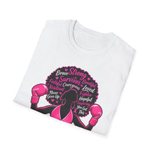 Load image into Gallery viewer, Breast Cancer Awareness Strong Fighter T-Shirt
