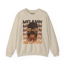 Load image into Gallery viewer, Melanin Woman with Bun Crewneck Sweatshirt
